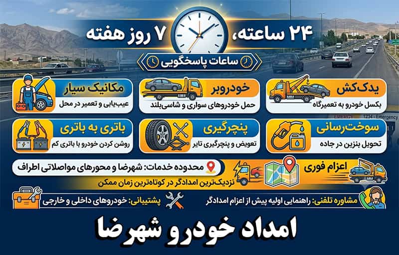 امدادخودرو شهرضا